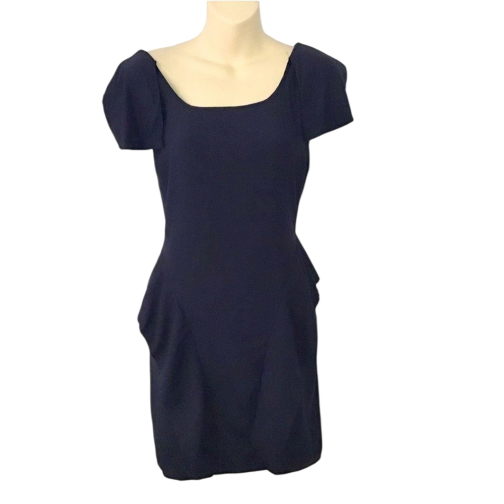 Lovely Day Retro Ruffle Capelet Sleeve Dress